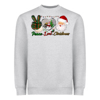 Peace Love Christmas Heavyweight Sweatshirt | Teevron