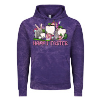 Cloud Purple Happy Easter teeth Vintage Hoodie - OliviaCreatesArt