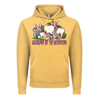 Vintage Mustard Happy Easter teeth Vintage Hoodie - OliviaCreatesArt