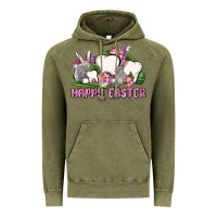 Vintage Olive Happy Easter teeth Vintage Hoodie - OliviaCreatesArt