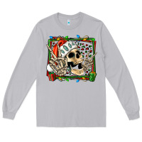Moon Dust Christmas happy skeleton Long Sleeve Tee - Jasminsmagicworld