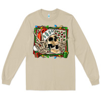 Mushroom Christmas happy skeleton Long Sleeve Tee - Jasminsmagicworld