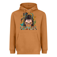 Meerkat Western Cowgirl Braid Hair Heavyweight Hoodie - BundleAndBundleShop
