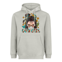 Moon Dust Western Cowgirl Braid Hair Heavyweight Hoodie - BundleAndBundleShop