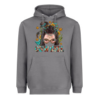 Storm Western Cowgirl Braid Hair Heavyweight Hoodie - BundleAndBundleShop
