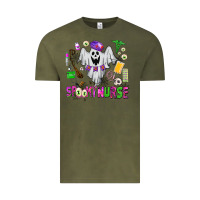 Vintage Olive spooky nurse Vintage Tee - AdoDesignShop