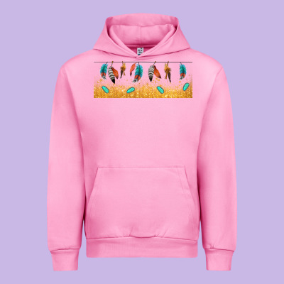 Native American Feathers Urban Hoodie Designed By Tumblerdesignbyshophia