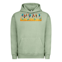 Pigment Oil Green native American feathers Urban Hoodie - TumblerDesignByShophia