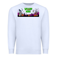 White spooky mimi libbey glass Premium Sweatshirt - BundleAndBundleShop
