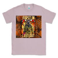 Lilac first in last out firefighter Classic Tee - AdoDesignShop