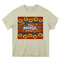 Mossy usa map Heavy Core Tee - Artiststas