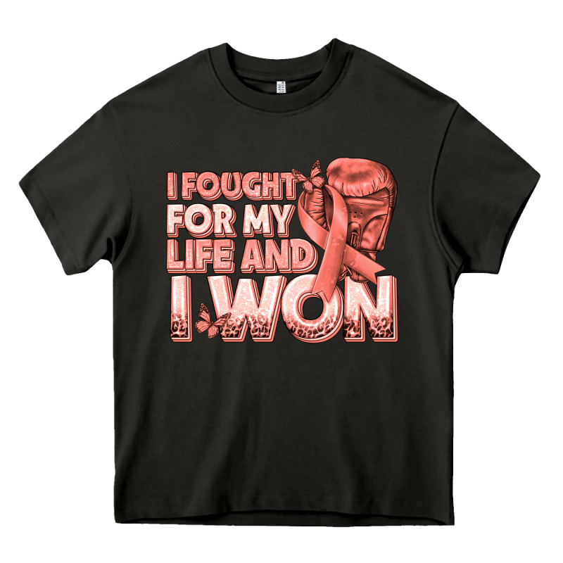 I Fought For My Life And I Won Uterine Cancer Peac Heavy Core Tee by texasbilliewilder | Teevron