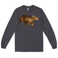 Smoke Capybara Long Sleeve Tee - LillyAllenDesigns