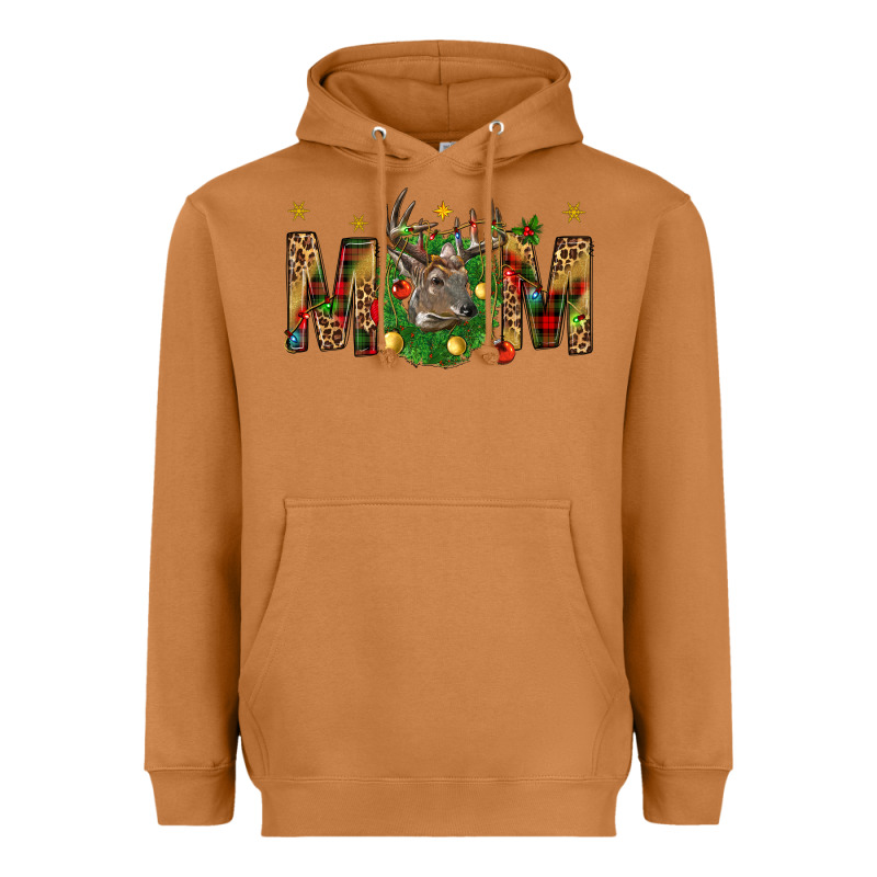 Western Mom With Reindeer Heavyweight Hoodie by BundleAndBundleShop | Teevron