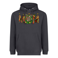 Smoke Western Mom With Reindeer Heavyweight Hoodie - BundleAndBundleShop