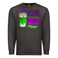 Smoke this witch needs coffee before any hocus pocus Premium Sweatshirt - BundleAndBundleShop