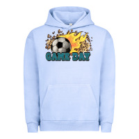 Pigment Grape Ice Game day Soccer leopard flames fireball Urban Hoodie - HowdyJamesFarm