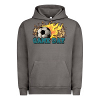 Pigment Tornado Game day Soccer leopard flames fireball Urban Hoodie - HowdyJamesFarm