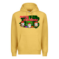 Antique Gold Merry Christmas - Gnome - Gnome Premium Hoodie - Bettercallsaul