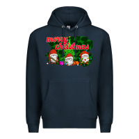 Navy Merry Christmas - Gnome - Gnome Premium Hoodie - Bettercallsaul