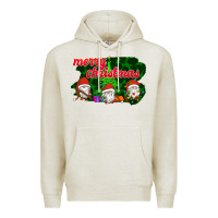 Oatmeal Heather Merry Christmas - Gnome - Gnome Premium Hoodie - Bettercallsaul
