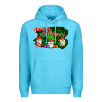 Ocean Blue Merry Christmas - Gnome - Gnome Premium Hoodie - Bettercallsaul