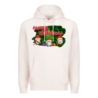 Pale Pink Merry Christmas - Gnome - Gnome Premium Hoodie - Bettercallsaul