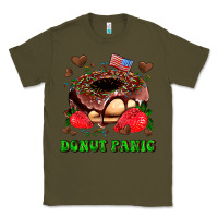 Army Green donut panic Classic Tee - AdoDesignShop