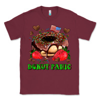Burgundy donut panic Classic Tee - AdoDesignShop