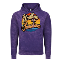 Cloud Purple Walking on Sunshine Vintage Hoodie - JahusDesignShop
