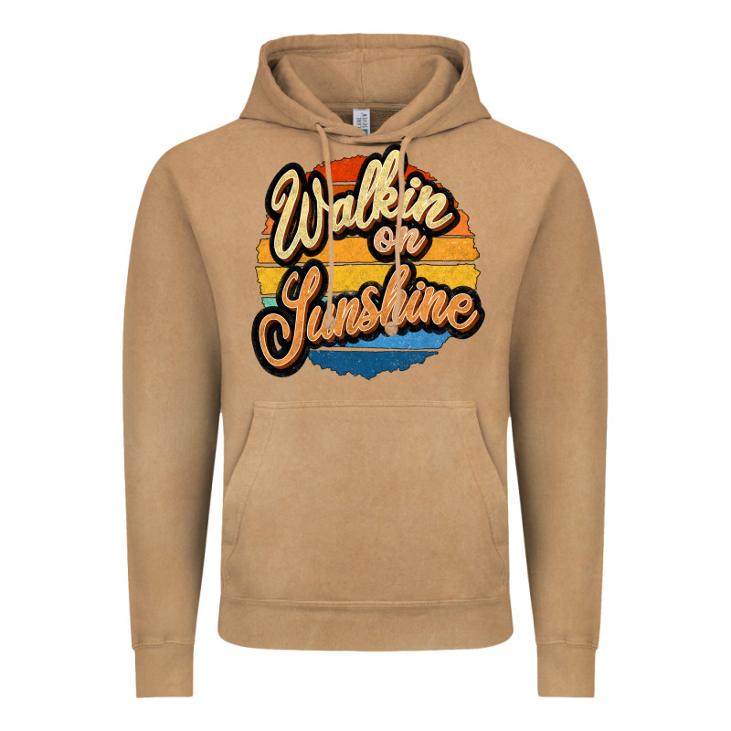Walking On Sunshine Vintage Hoodie by JahusDesignShop | Teevron