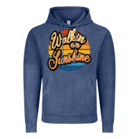 Vintage Denim Walking on Sunshine Vintage Hoodie - JahusDesignShop