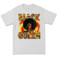 Dove Grey black queen Premium Tee - Zillion Design Studio
