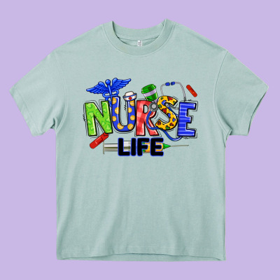 Autism Nurse Life Heavy Core Tee Designed By Texasbilliewilder