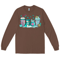 Chestnut winter Christmas tree cakes coffee Long Sleeve Tee - Jasminsmagicworld