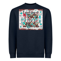 Navy i can’t stay at home i’m a nurse Heavyweight Sweatshirt - JahusDesignShop