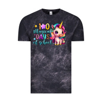 Cloud Black 100 magical days of school Vintage Tee - Artiststas