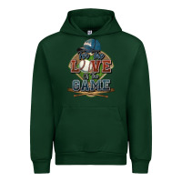 Forest Green for the love of the game baseball Urban Hoodie - HowdyJamesFarm
