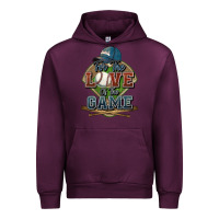 Mauve Wine for the love of the game baseball Urban Hoodie - HowdyJamesFarm