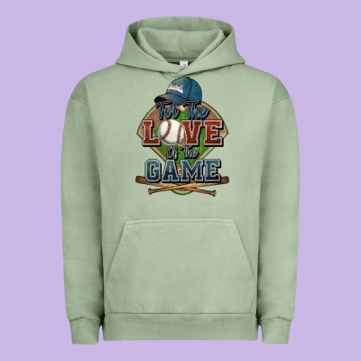 For The Love Of The Game Baseball Urban Hoodie Designed By Howdyjamesfarm