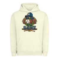 Pigment Pistachio for the love of the game baseball Urban Hoodie - HowdyJamesFarm