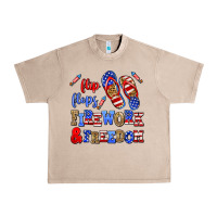 French Oak flip flops fireworks and freedom Urban Heavy Tee - AdoDesignShop