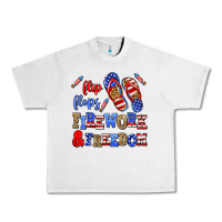 Lunar Rock flip flops fireworks and freedom Urban Heavy Tee - AdoDesignShop