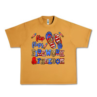 Peanut Butter flip flops fireworks and freedom Urban Heavy Tee - AdoDesignShop