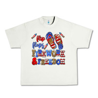 Flip Flops Fireworks And Freedom Urban Heavy Tee | Teevron