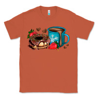 Copper donut coffee strawberry Classic Tee - AdoDesignShop