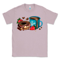 Lilac donut coffee strawberry Classic Tee - AdoDesignShop