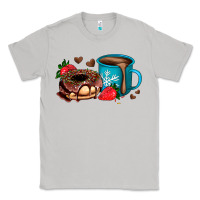 Moon Dust donut coffee strawberry Classic Tee - AdoDesignShop