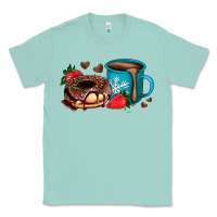 Seafoam donut coffee strawberry Classic Tee - AdoDesignShop
