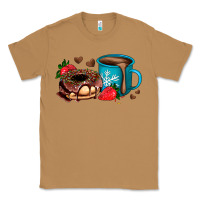 Toasted Coconut donut coffee strawberry Classic Tee - AdoDesignShop